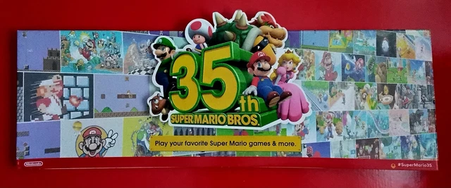 RARE, 2020 NINTENDO Switch Mario 35th Anniversary 3D Box sign