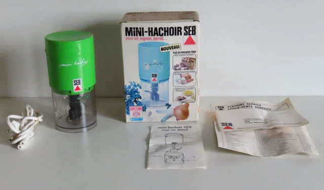 Mini Hachoir Vintage SEB en Boite - Hachoir Oignons Ail Persil ...
