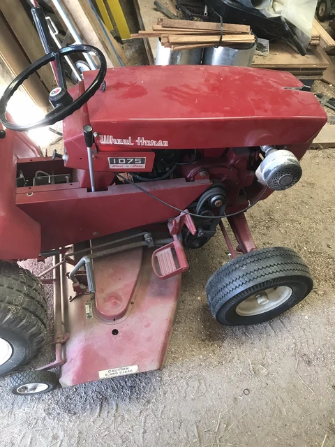 VINTAGE WHEEL HORSE Garden Tractor Mower Model 1075 Mower Deck Local Pick Up 650.00 PicClick