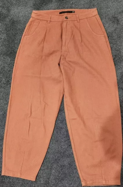 Ladies Longlost Rust Jeans Pants Tapered Baloon Fit Sz 12