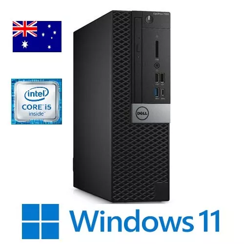 DELL OPTIPLEX 7050 CORE i5 7500 3.40GHZ 16GB 512GB SSD WIN11 SFF DESKTOP PC