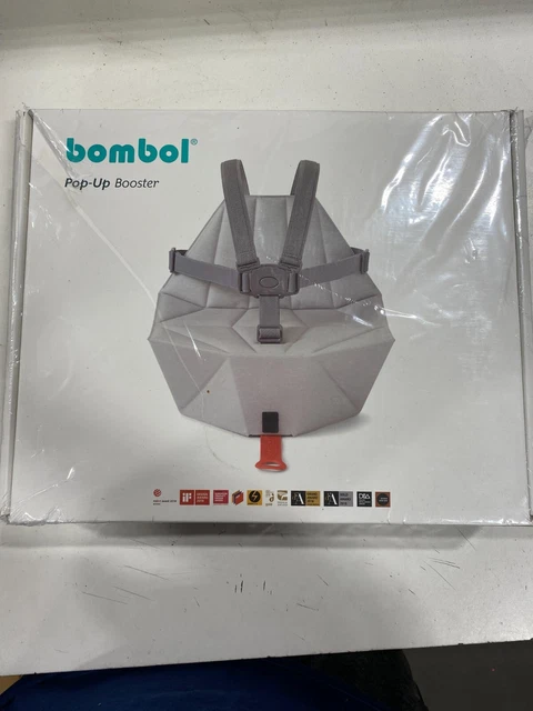 BOMBOL Instant Popup Booster Seat Lightweight Folding Travel Kids High Chair