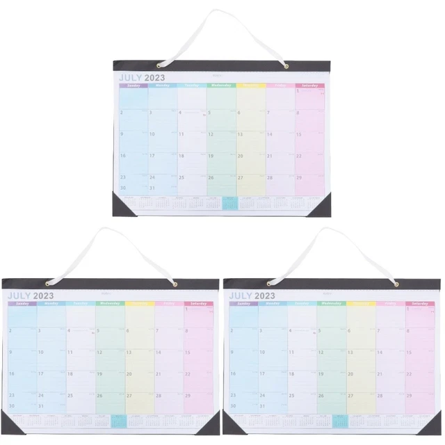 3 COUNT 2024 Calendar 20242025 Monthly Erasable Desk Calendars Block