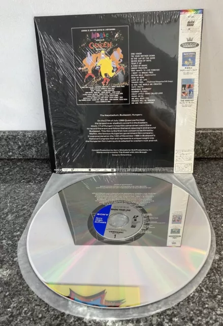 Queen - Magic Tour Live (Live in Budapest) Laserdisc, 12" Stereo NTSC CLV VG+/NM 2