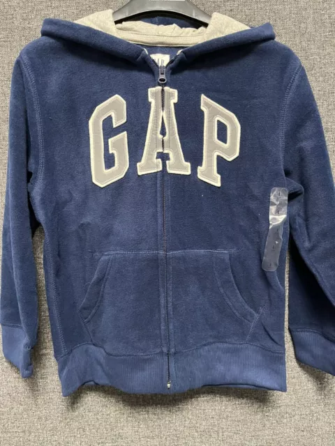 Gap Blue Fleece Hoody Age 10 Years TD026 NN 01