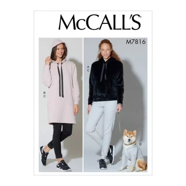 McCalls Sewing Pattern 7816 ZZ (LRG-XLG-XXL)