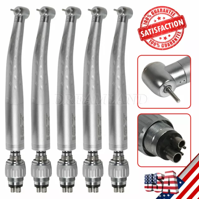 1-5 Torque Dental High Speed Handpiece &  4-Hole Quick Coupler Kit ZF#1