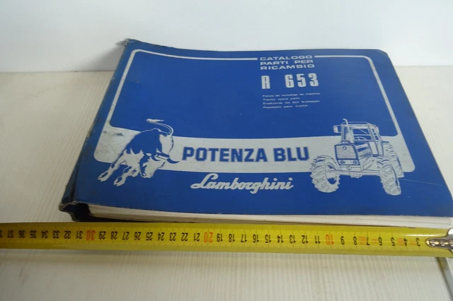 R 653 LAMBORGHINI R 653 Catalogo parti di ricambio Trattori tractor EUR 55,35 ...