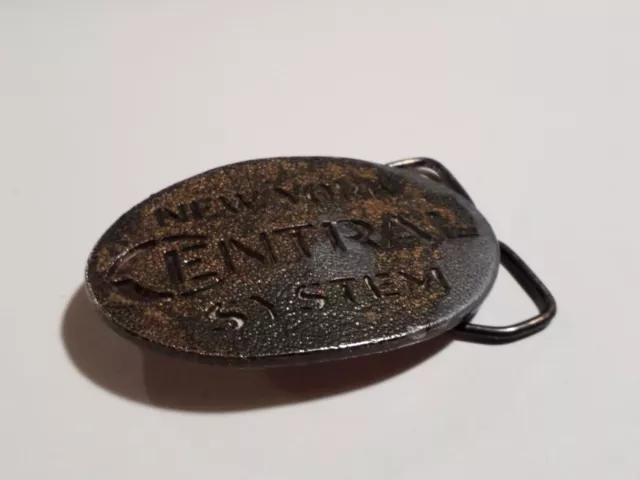 1976 Jimm Watson Belt Buckle "New York Central System" Railroad Collectibles 2
