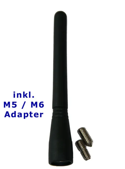 Kurzstabantenne 10 cm Autoantenne universal Antenne KFZ, Mini Dachantenne