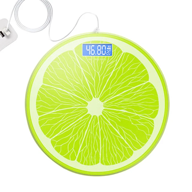 Misurazioni di precisione digitali ricaricabili USB limone casa scala pesi