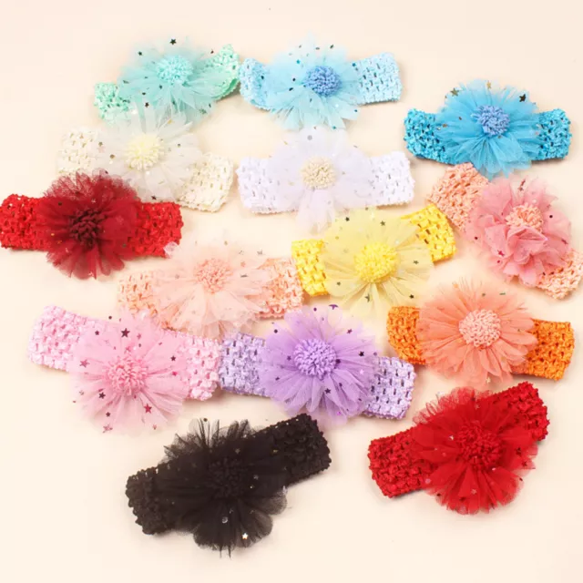 Baby Hair Band Attractive Headdress High Elastic Girls Baby Headband Wrap Soft