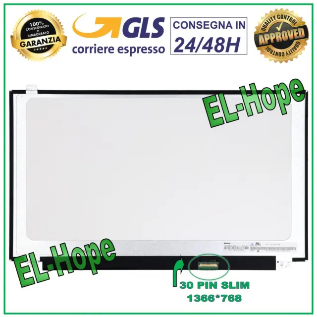 Display Lp156Whb (Tp)(C1) Lcd Notebook 15.6" 30 Pin Slim 1366*768 Schermo Hd Led