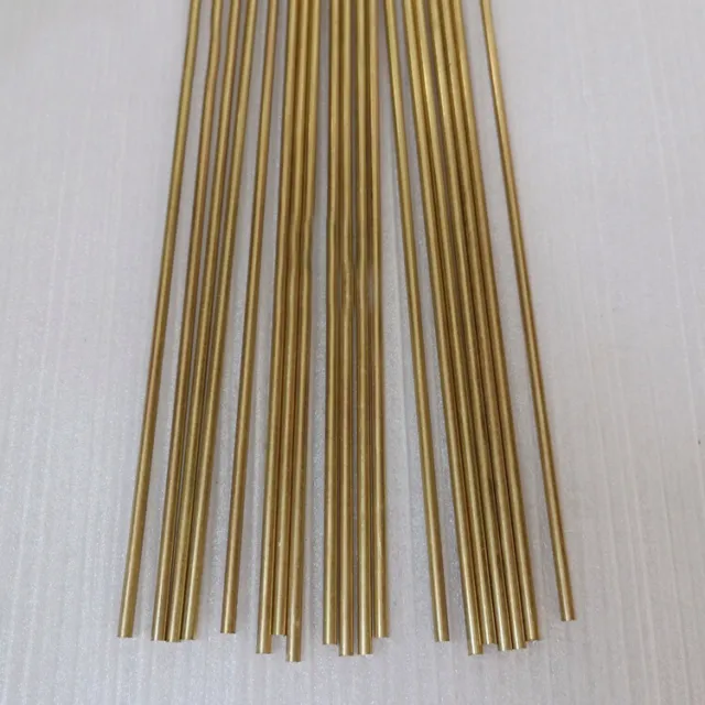 1PC Brass Copper round Bar rod Solid Electrode copper strip Φ1-5.5mm Length500mm
