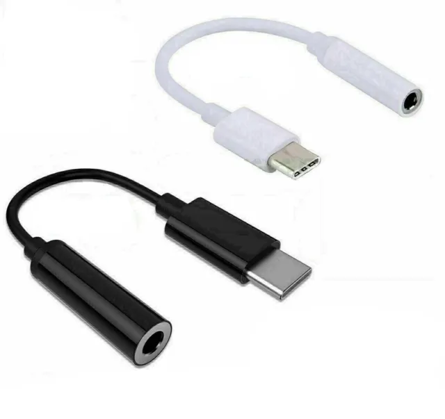USB TYPE C TO 3.5mm AUDIO HEADPHONE ADAPTER JACK UNIVERSALLY COMPATIBLE SAMSUNG