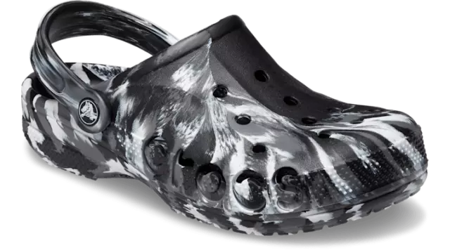 Crocs Men's and Women's Baya Marbled Clogs | Slip On Shoes | Tie Dye Crocs