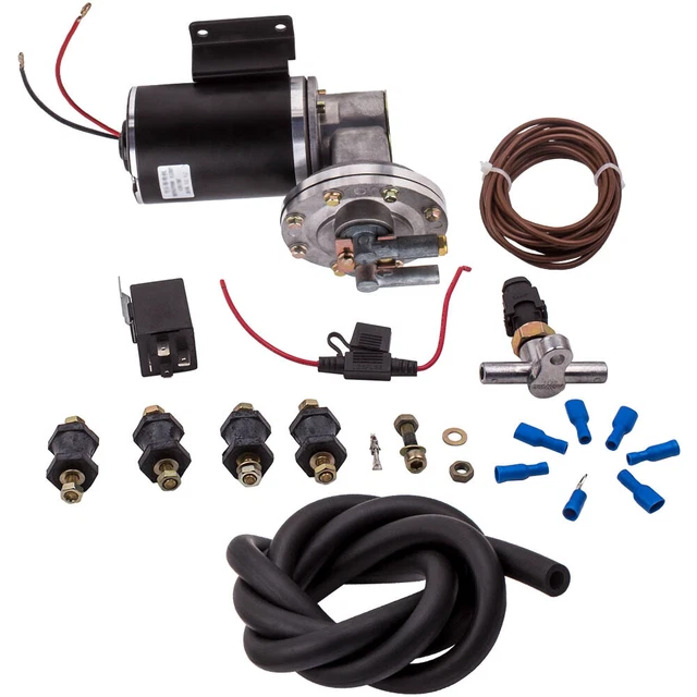 ELECTRIC VACUUM PUMP Kit for Brake Booster 12 Volt 18" 22" w/Vacuum