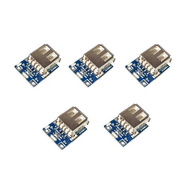 5PCS 5V Boost Step Module Lithium Charge Protection Board for DIY L J4E9