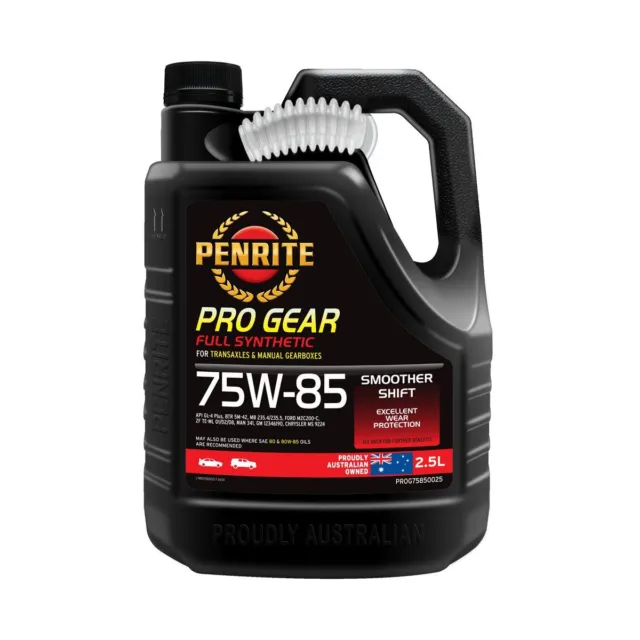 Penrite Pro Gear 75W-85 Gear Oil 2.5L