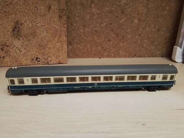 D20-48 ROCO VOITURE VOYAGEURS 1/2 CL COUCHETTES TYPE EST SNCF | D20-48