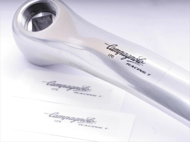 replacement decal crankset, crankarm campagnolo racing t record triple sticker