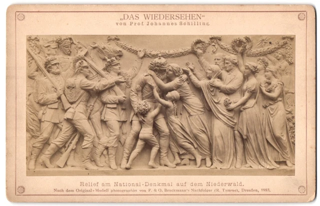 Fotografie F. & O. Brockmanns Nachf., Dresden, Ansicht Rüdesheim, Das Wiederseh