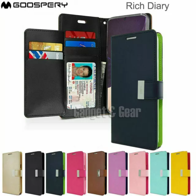 For iPhone 15 14 13 12 11 Pro Max 8 7 Plus XS XR Wallet Case Leather Flip Cover