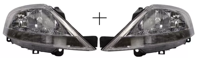 Ensemble De Phare Halogène Gauche Et Droit H4 Pour Hyundai Accent II