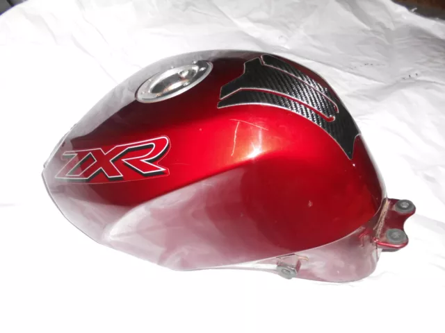 Kawasaki ZXR 400 L Tank Kraftstoff Benzintank rot guter Zustand