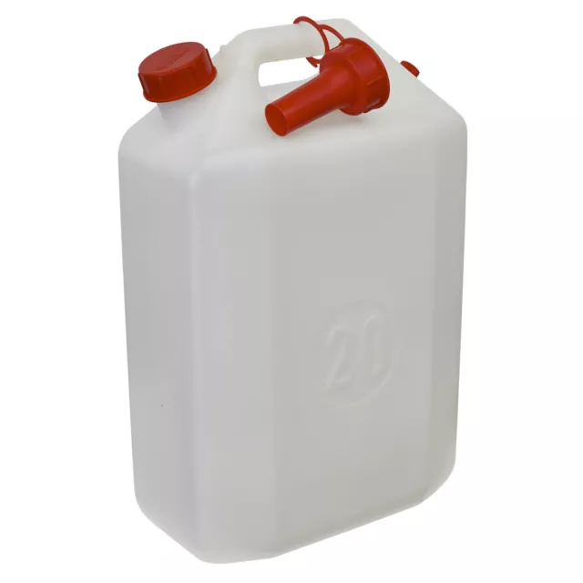 Sealey Water Container 20ltr with Spout Plastic Water Container with Screw Cap