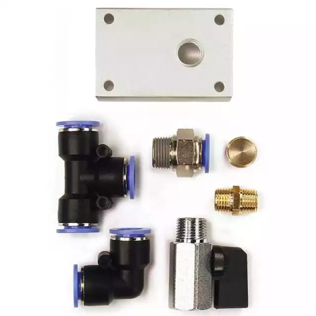 Primefit PCKIT7 1/2-Inch 7-Piece Air Push to Connect Outlet Block Kit