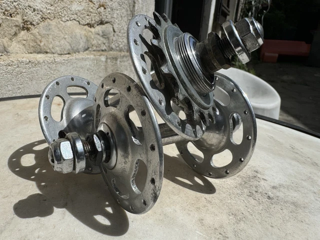 Moyeux Campagnolo Record Jeu De Pour Vélo Route - 36 Trous, Axe Rapide, 100/126mm - Neuf (Fabriqué En Italie) Cyclo Sport