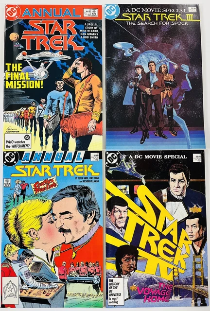 Lot Of 61 Star Trek #1-56 Complete Set / Annual 1-3 + 1 Shots Dc 1984 Vf/Nm 2