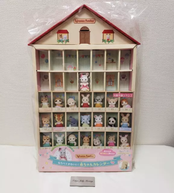 Sylvanian Families Babies Calendar Display Shelf Rack Calico Critters Epoch