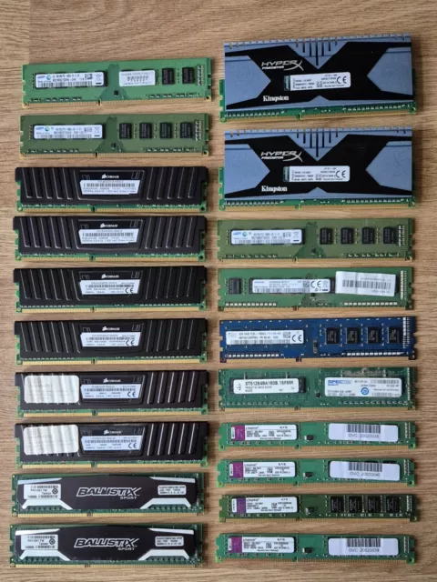 Job Lot 20 x 4GB Memory Ram DDR3 PC Desktop Computer