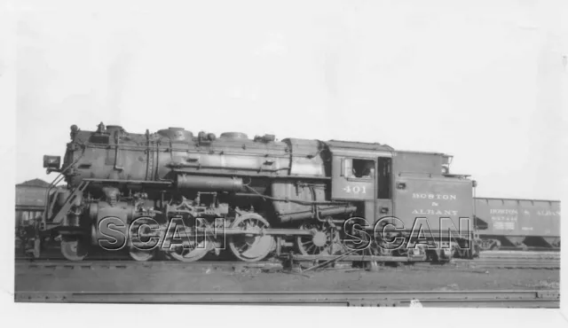 OC973 RP 1936/60s BOSTON & ALBANY RAILROAD 464T LOCO #401 BOSTON MA