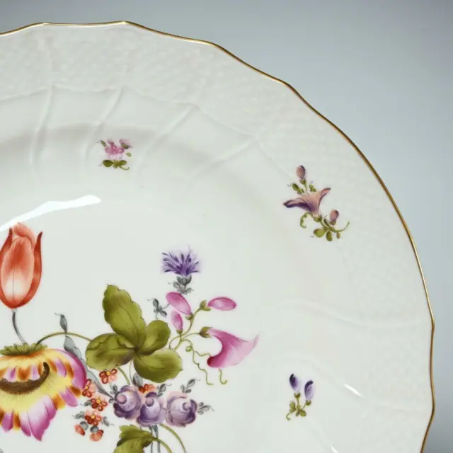 Herend Hungary "Printemps" Floral Bouquet Dinner Plate, 10.25" 3