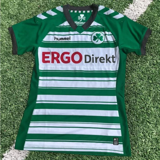 Greuther Furth Football Shirt 2013/14 Hummel Home Top Men's Small Original