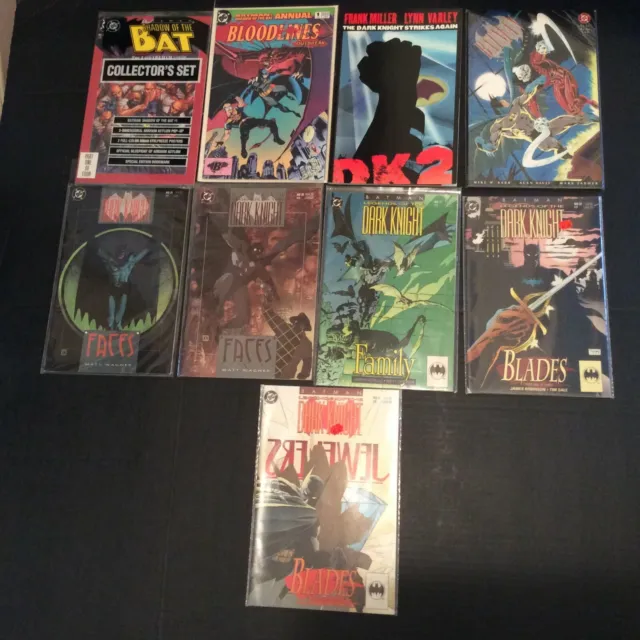 Lot of 9 Batman Comic Books Shadow of the Bat Dark Knight 1992