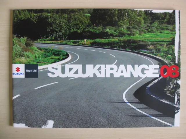 Suzuki Range UK Sales Brochure (2008), Inc GSX-R1000 & Hayabusa