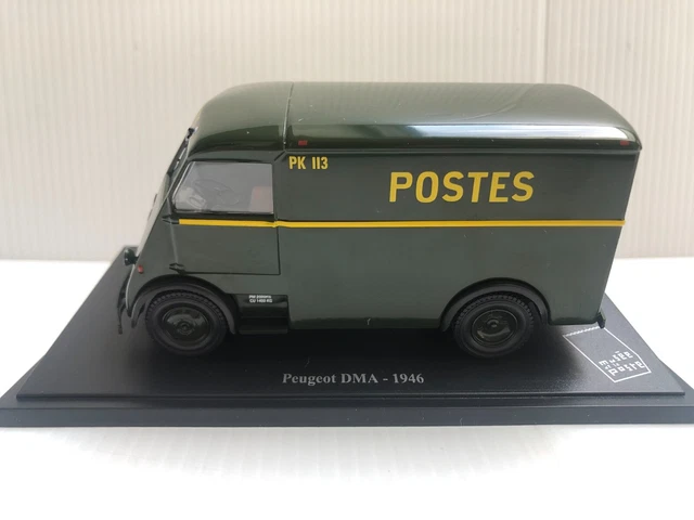 ATLAS UNIVERSAL HOBBIES NOREV Peugeot DMA Postes 1946 Musée La Poste 1/43 Ixo 2