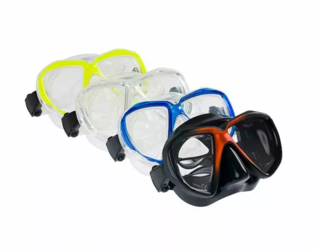 Adult Scuba Diving Snorkelling Dive Mask pro Silicone Typhoon EON + Box