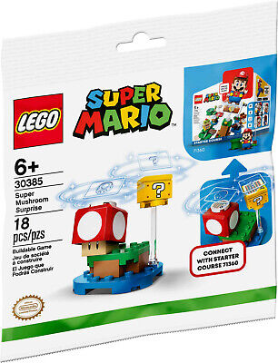 Lego Super Mario Ensemble d'extension Surprise de super champignon 30385
