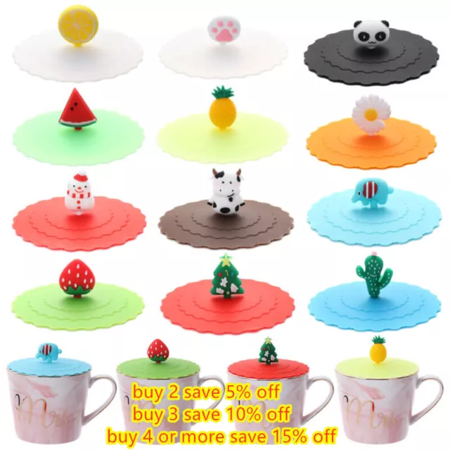Cup Cover Goodiz Silicone Anti-Dust Suction Magic Mug Lid Cap No Spill Hot  Drink