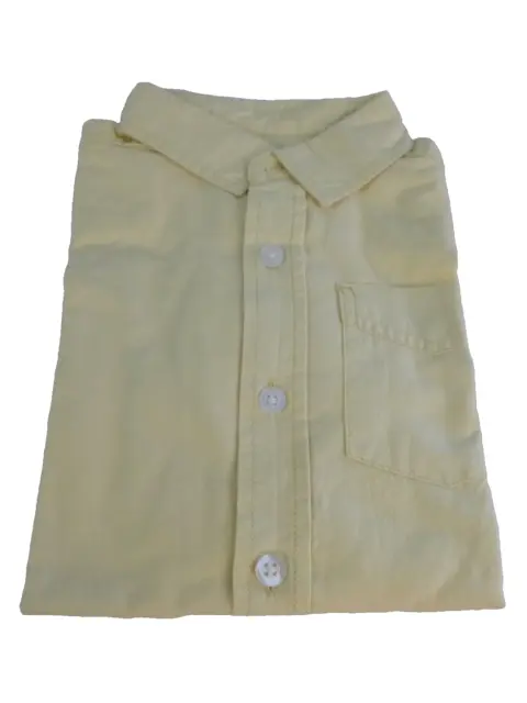 Boy's long sleeve button down oxford shirt-S 6/7 color yellow, Cat &Jack