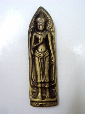 Phra Ruang Talisman Back Rail Gun Buddha Khmer Angkor Thai Buddhist Amulet