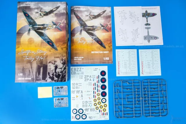 1/48 WWII RAF Spitfire Mk.II Limited Edition Dual Combo aircraft kit by Eduard 2