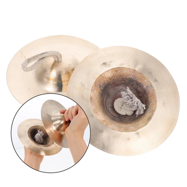 2 Pcs Piatti A Dito Rame Piatti Di Pechino Giocattoli Musicali Percussione