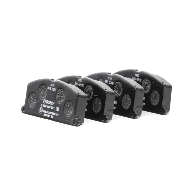 BOSCH 0 986 468 701 Bremsbelagsatz Bremsbeläge für TOYOTA STARLET (EP91)
