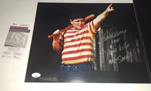 Patrick Renna Signed 11x14 The Sandlot Photo You're Killin Me Smalls Insc JSA